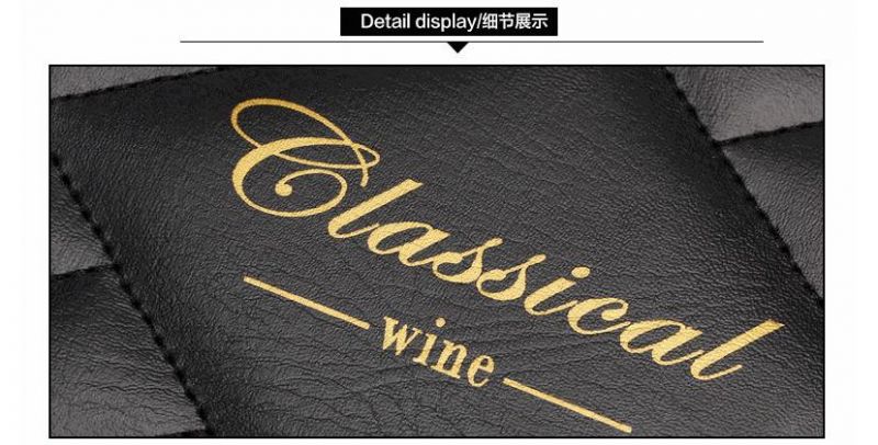 Custom Wholesale Luxury Europe Style Classical Portable PU Leather Wine Packaging Box Liquor Wooden Gift Packing Box/Spot Leather Case/Two Bottles Package