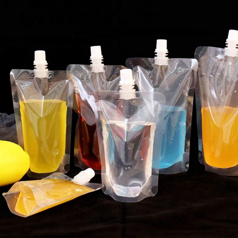 Accept Custom Plastic Spout Pouch Packaging Bag for Jelly Juice Liquid Baby Food