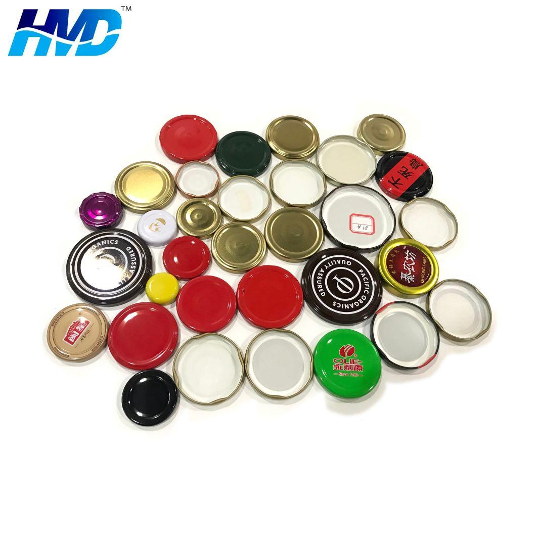 63#Tinplate Material and Accept Custom Order Metal Lug Cap