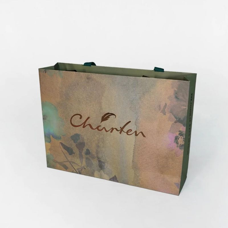 China Wholesale Thick Kraft Paper Hand Bag Gift Bag Packaging