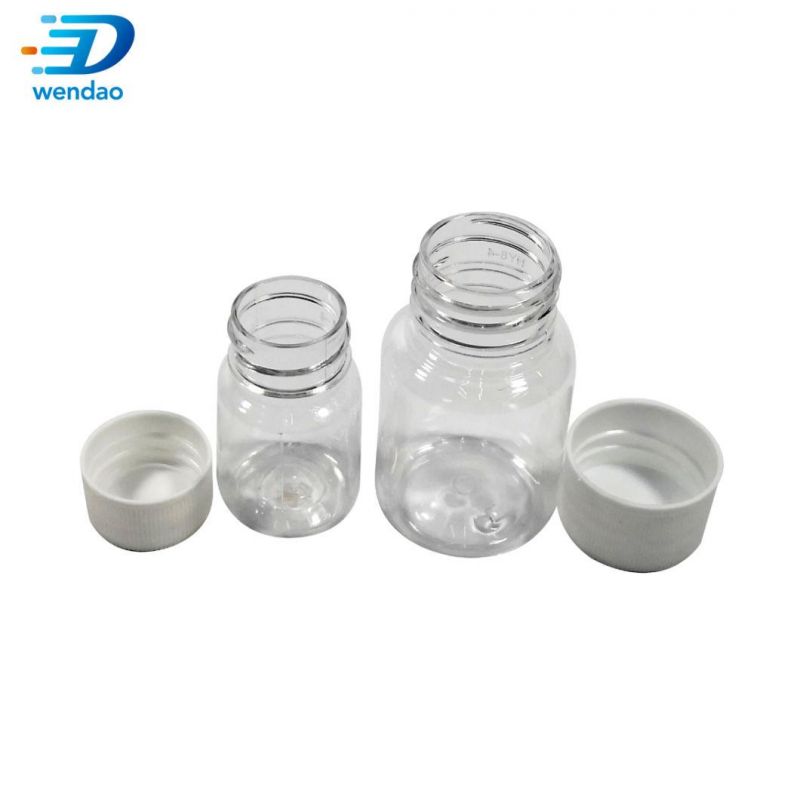 Plastic Pill Bottle Vitamin Supplement Bottles HDPE 30ml 60ml Plastic Pill Bottles