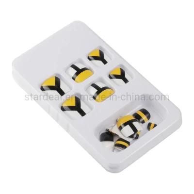 Custom Cosmetic Packaging Box Long Nail Plastic Tray Blister