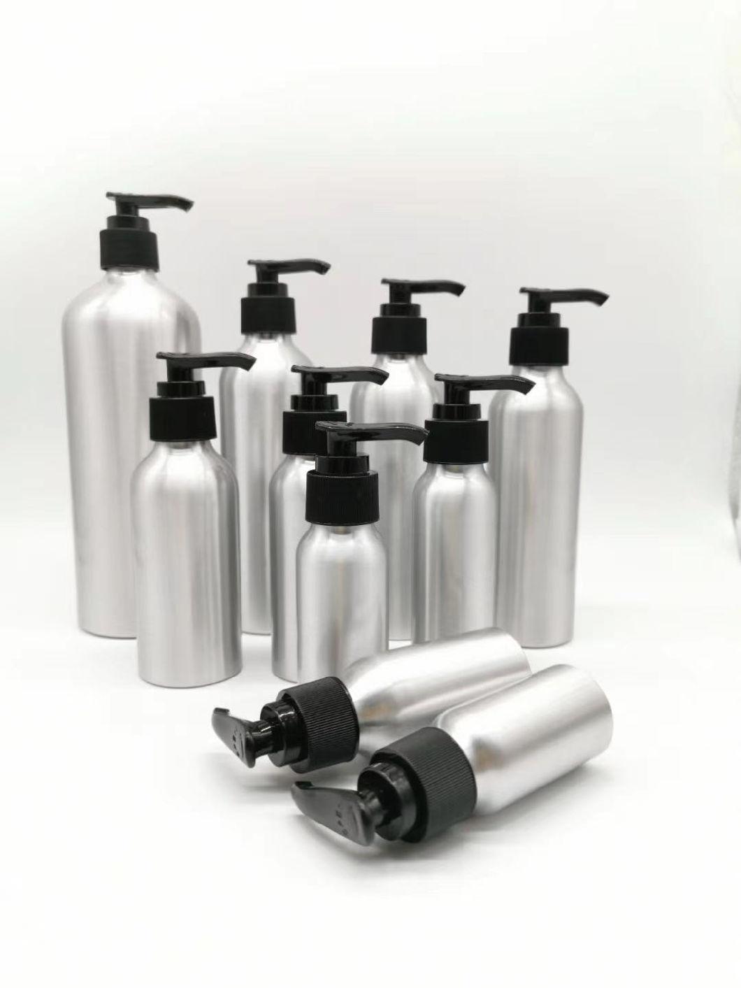 OEM Recyclable Food Grade Aluminum Cosmetic Bottle with Lotion Pump