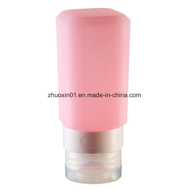 Colorful Silicone Soft Bottle with Flip Top Cap for Bb Cream