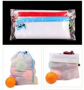 Reusable Produce Bags Zero Waste Mesh Bags for Storage Fruit &amp; Vegetables