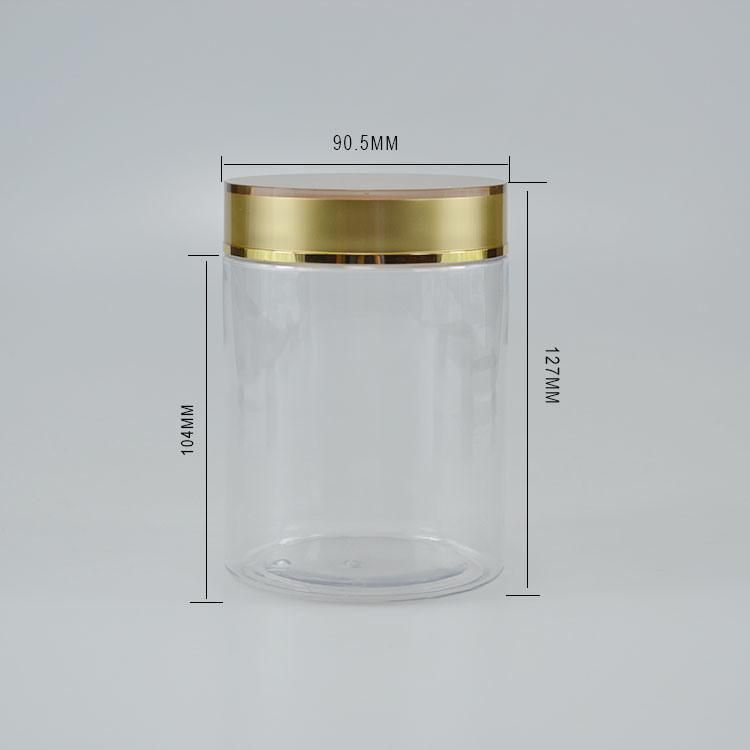 Health Care Products Capsule Container 630 Ml Wide Mouthed Plastic Bottle for Packaging