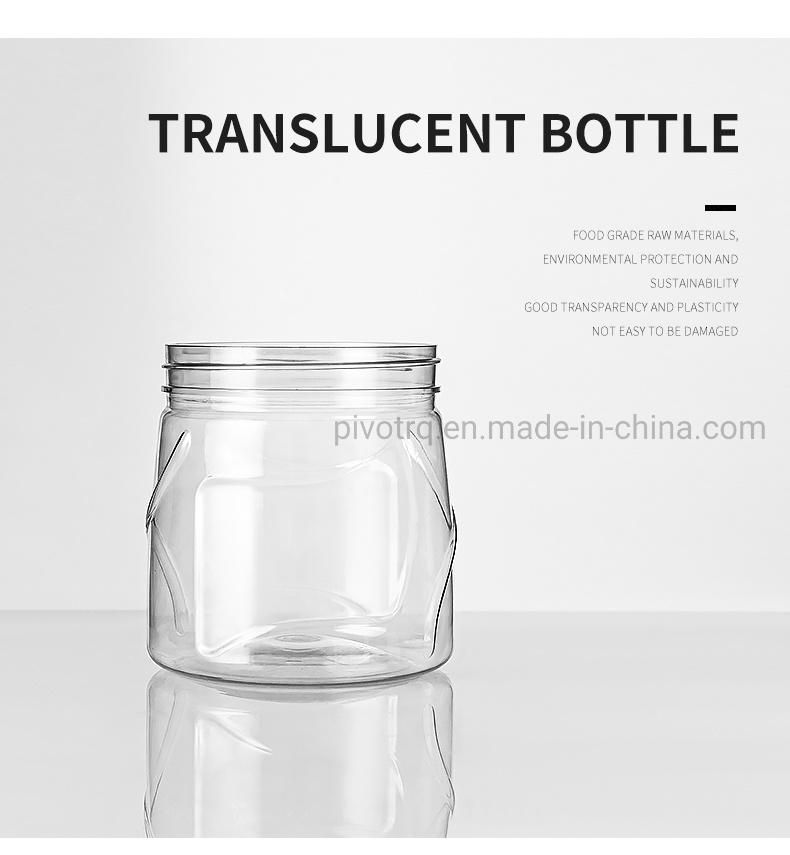 580ml 20oz Wide-Mouthed Bottle Food Plastic Container Pet Plastic Jar