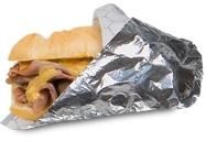 Custom Print Aluminum Foil Paper for Sandwich Burger Fast Food Wrap