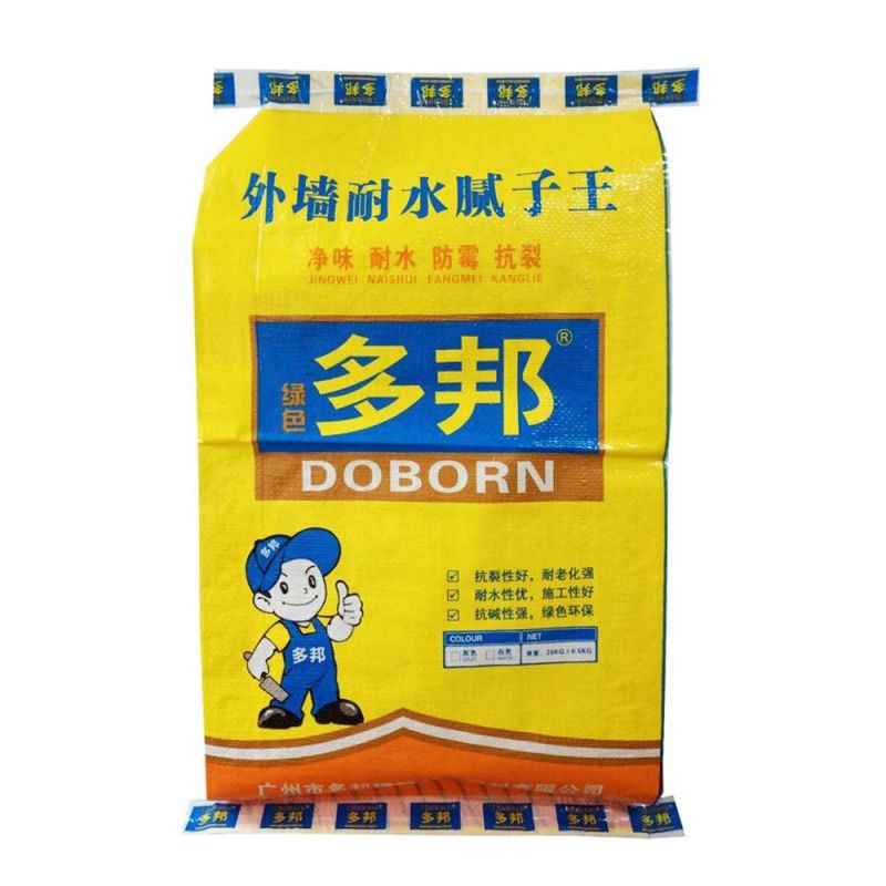 China Manufacturers BOPP Laminated PP Woven Bag 25kg Packaging Bags Factory for HDPE Woven Cement Valve Bags