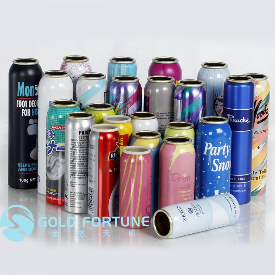 Empty High Pressure Aluminium Spray Cans 15ml-550ml