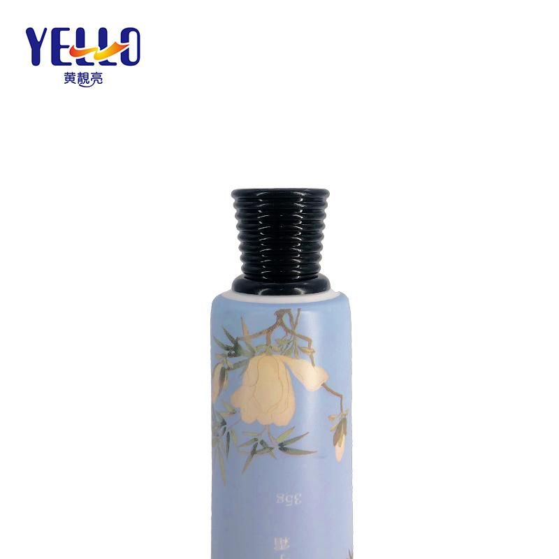 Best Selling Empty Cosmetic Plastic Packaging Lotion Tube with Unique Shape Screw Cover