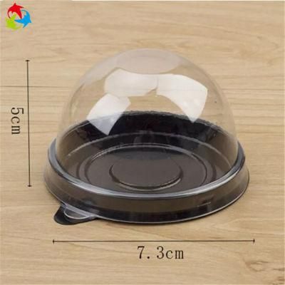 PP / Pet Material Plastic Cake Slice Box Packaging