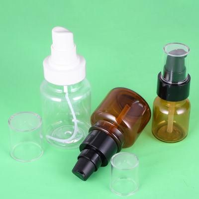 Best Price Pet Transparent Customized Cosmetic Packaging Lotion Pump Color Bottle 40ml 80ml 130ml