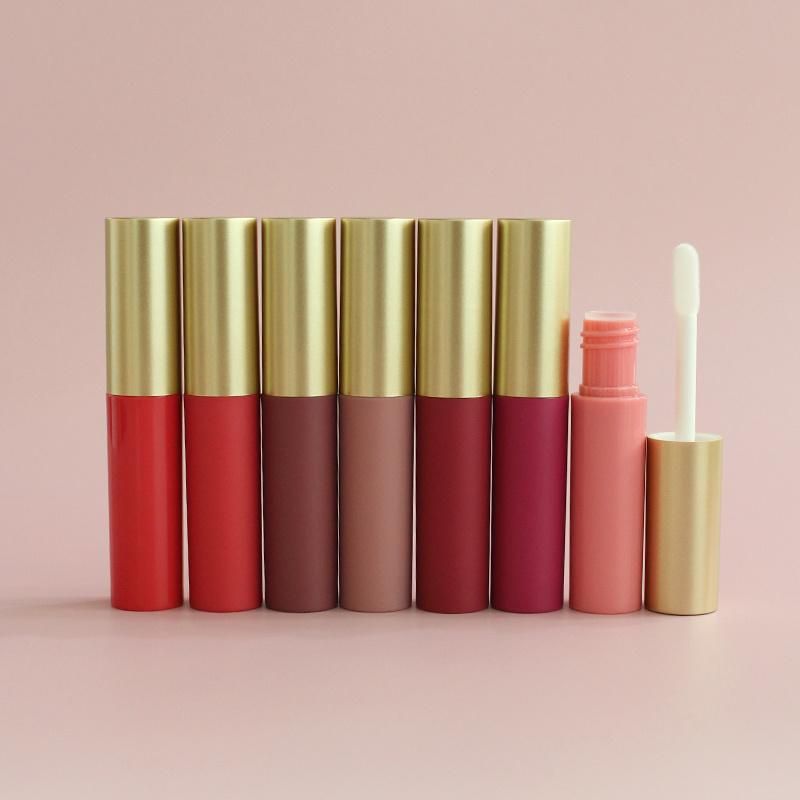 Marble Lip Gloss Container Customized Lipgloss Tube Brick Packaging
