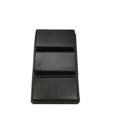 Disposable Black PS Plastic Insert Cookie Tray