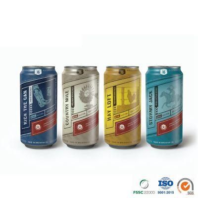 Wholesale Beverage Customized Printed or Blank Epoxy or Bpani Lining Standard 500ml Aluminum Can