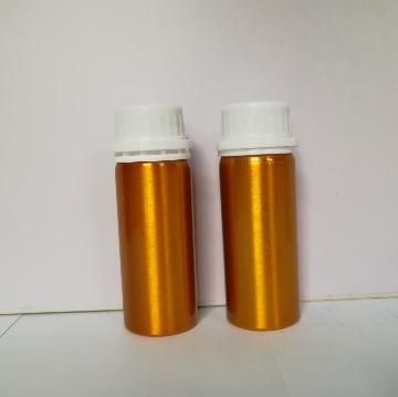 Golden Color 100ml Aluminium Bottle for Chemical Packing