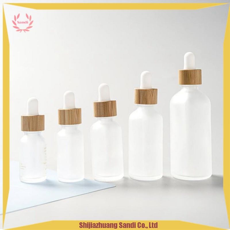 Luxury 30ml Clear Glass Dropper Bottle Oil Serum Glass Bottle