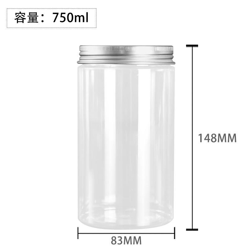 Un Bocal En Plastique D’ Arachide Transparent De 750ml