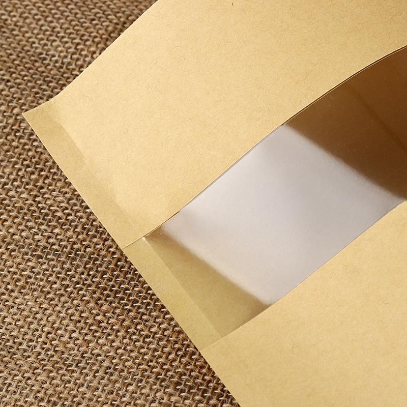 Stand up Kraft Paper Packing Bag with Zipper