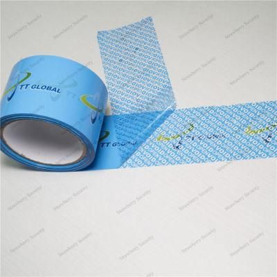 50# Pet Tamper Evident Security Tape Void Packaging Tape 48mm X 50m