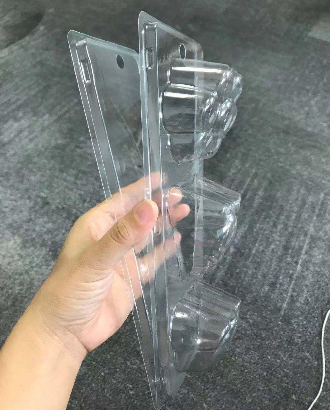 Custom Plastic Clamshell Blister Packaging Tray (PET Blister plastic Box)