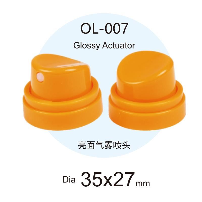 Body Spray Round Cosmetics Deodorant Jar Glossy Actuator Cap