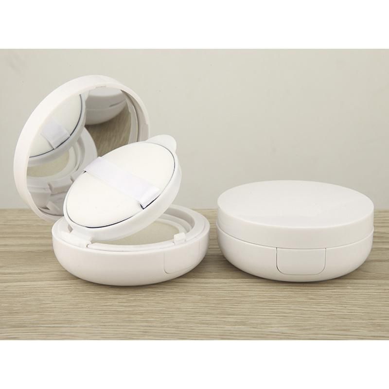 Hot Sale White Round Air Cushion Foundation Case Cushion Foundation Packaging Case Bb Cream Container Bb Air Cushion Case