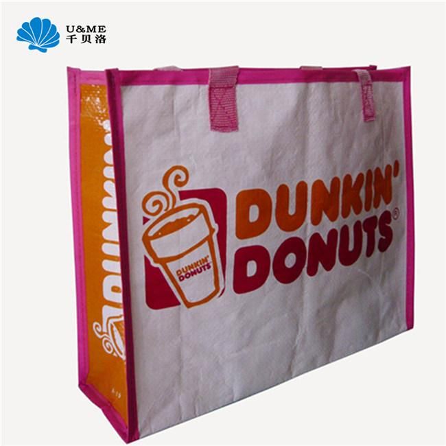 Eco Laminated Non Woven Basket Supermarket Shopping Bag