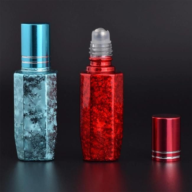 10ml UV Coating Glass Roll on Bottle Glass Perfume Bottle with Aluminum Cap