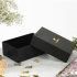 Custom Holographic Glossing Paper Packaging Cosmetic Box with Rose Gold Logo