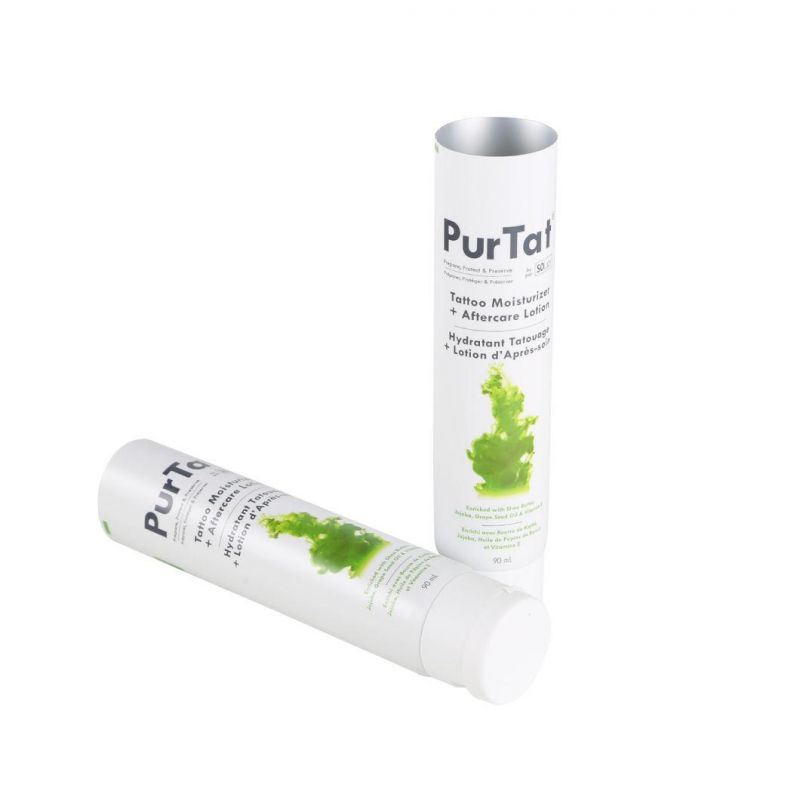 Squeeze Cosmetic Packaging Plastic Tube with Screw Cap