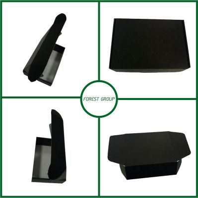 Black Mailing Box with Inside Printing Custom Plain Black Box