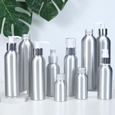 Aluminum Material Cosmetic Bottle with Aluminum Mist Sprayer
