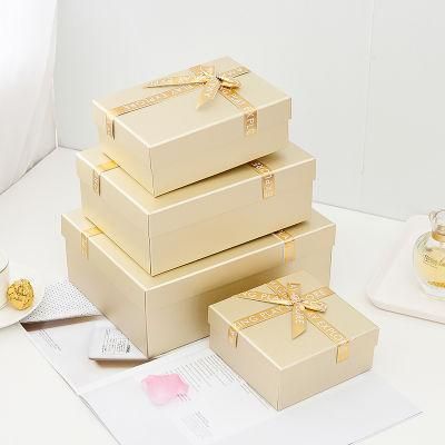 Luxury Black Bank Gift Paper Hand Bag Package Gift Box with Gold Foil Logo Strong Hard Paper Bag