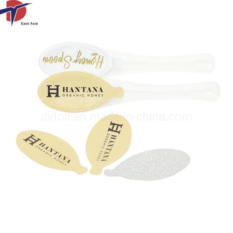 Customized 7g PP Honey Spoon Aluminum Foil Lids With Printing