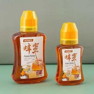 250g 500g Plastic Honey Bottle with PP Caps for Honey Packaging