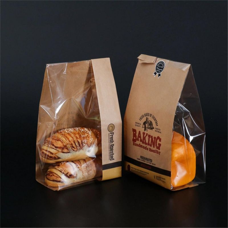 Food Bread Packaging Greaseproof Burger Paper Bag