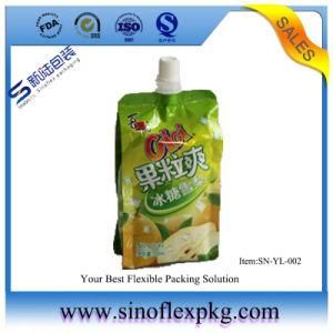 Printed Food Grade Plastic Spout Pouch