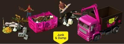 China Supplier Skip Bin Bags 4 Yard 3 Yard Packing Waste Big Dumpster Bag for Waste Management
