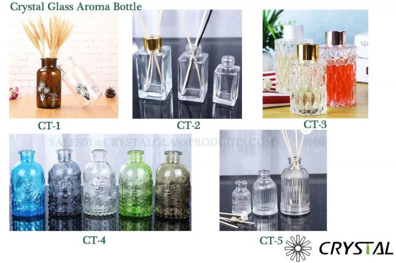 50ml Square Glass Reed Diffuser Bottle