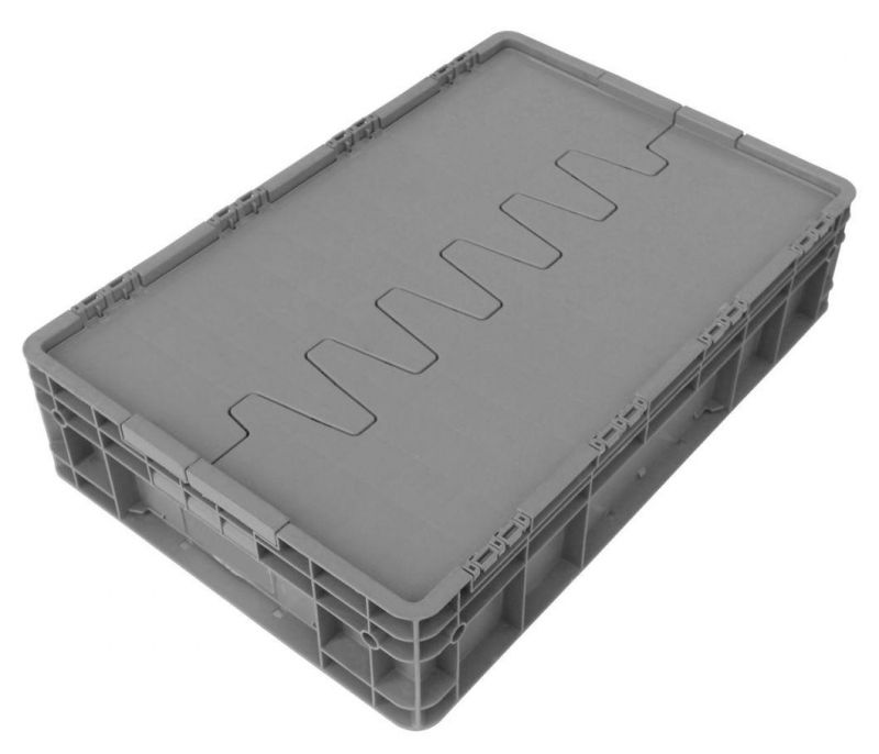 EU4615 H Box Plastic Turnover Box for Storage, EU Standard Plastic Box for Various Purposes