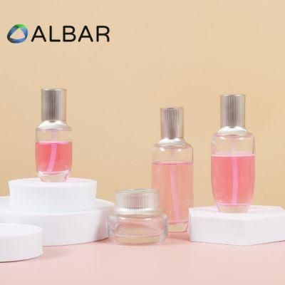 Thick Bottom Glass Bottles for Foundation Makeups or Fragrance with Customize Lids