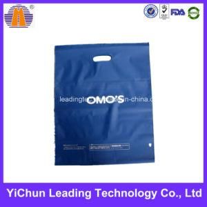 Customized Printed Gift Packaging Plastic Matte Die Cut Handle Bag