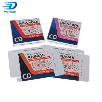 Various Kind Vial Packaging Box Golden Holgraphich Foil 2ml 10ml Vial Label 2ml 10ml Vial Box