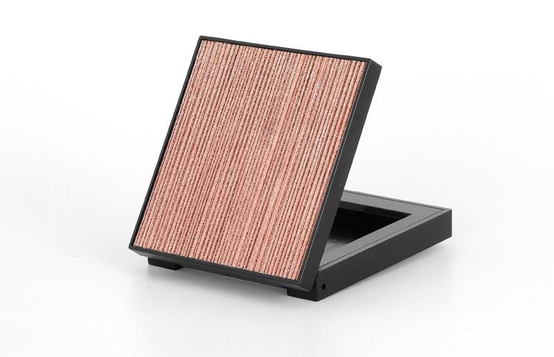 Customized Wholesale Cosmetic Pressed Powder Compact Case Rose Gold Compact Powder Empty Case