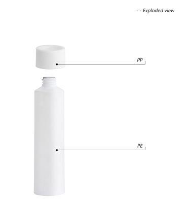 10ml Round White PE Cream Tube Empty Cosmetic Plastic Tube