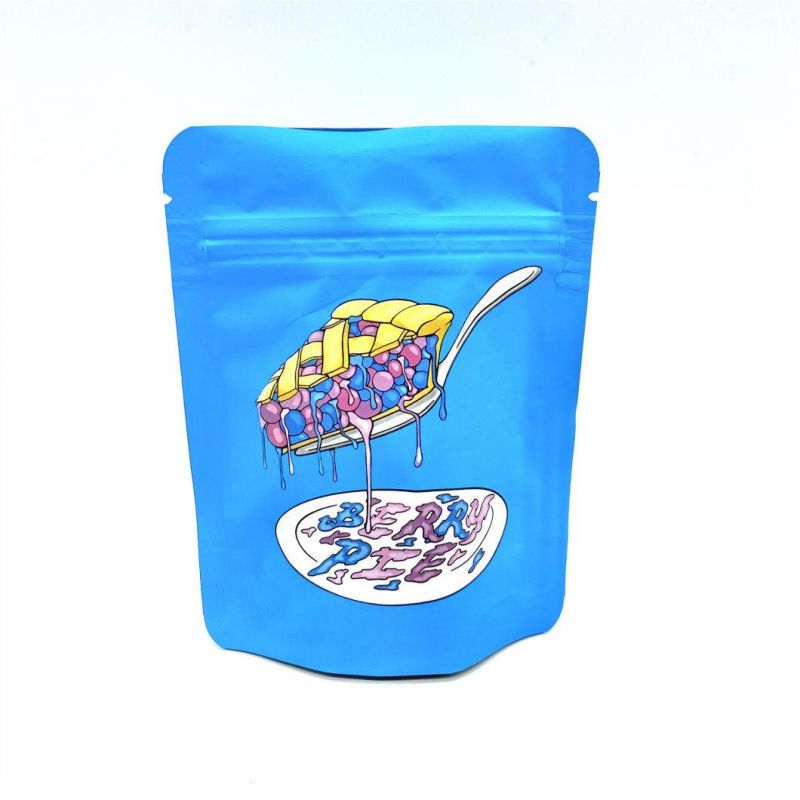 Vacuum Sealing Gusseted Zipped Matte Mylar Cereal Milk Packaging