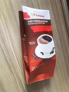 Custom Design Printing Plastic Coffee Bag with Aluminum Film Coffee Beans Bag