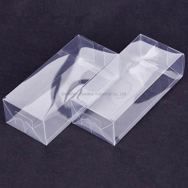 Custom Made Gift Folding Clear Pet PVC Transparent Plastic Box